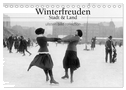 Winterfreuden - Stadt und Land (Tischkalender 2024 DIN A5 quer), CALVENDO Monatskalender