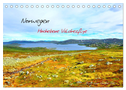 Norwegen - Hochebene Valdresflye (Tischkalender 2024 DIN A5 quer), CALVENDO Monatskalender