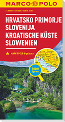 MARCO POLO Regionalkarte Kroatische Küste, Slowenien 1:300.000