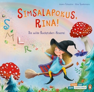 Schaudinn, Jasmin. Simsalapokus, Rina! Die wilde Buchstaben-Hexerei - Interaktives Bilderbuch, das Lust aufs Lesenlernen macht für Kinder ab 5 Jahren. Penguin junior, 2026.