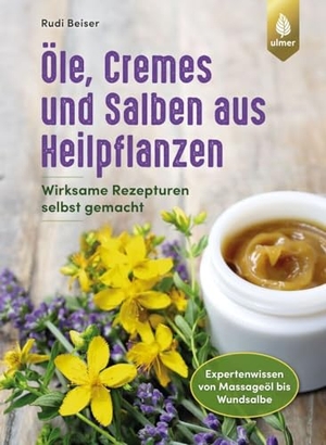 Beiser, Rudi. Öle, Cremes und Salben aus Heilpflanzen - Wirksame Rezepturen selbst gemacht. Expertenwissen von Massageöl bis Wundsalbe. Ulmer Eugen Verlag, 2020.