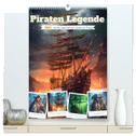 Piraten Legende (hochwertiger Premium Wandkalender 2024 DIN A2 hoch), Kunstdruck in Hochglanz