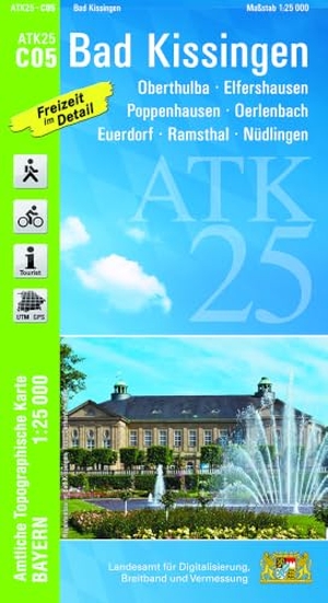 Landesamt für Digitalisierung, Breitband und Vermessung (Hrsg.). ATK25-C05 Bad Kissingen (Amtliche Topographische Karte 1:25000) - Oberthulba, Elfershausen, Poppenhausen, Oerlenbach, Euerdorf, Ramsthal, Nüdlingen. LDBV Bayern, 2026.