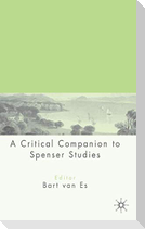 A Critical Companion to Spenser Studies