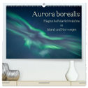 Aurora borealis - Magische Polarlichtnächte in Island und Norwegen (hochwertiger Premium Wandkalender 2024 DIN A2 quer), Kunstdruck in Hochglanz