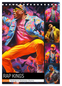 Rap Kings. Paintings im Streetwear-Charme (Tischkalender 2024 DIN A5 hoch), CALVENDO Monatskalender