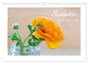 Blumen zart und schön (Wandkalender 2026 DIN A4 quer), CALVENDO Monatskalender