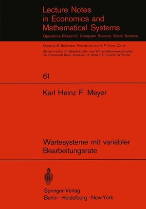 Meyer, K. H. F.. Wartesysteme mit variabler Bearbe