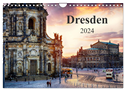 Dresden 2024 / Geburtstagskalender (Wandkalender 2024 DIN A4 quer), CALVENDO Monatskalender