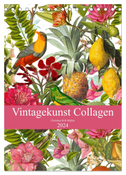 Vintagekunst Collagen (Tischkalender 2024 DIN A5 hoch), CALVENDO Monatskalender