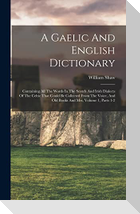 A Gaelic And English Dictionary: Containing All The Words In The Scotch And Irish Dialects Of The Celtic That Could Be Collected From The Voice, And O