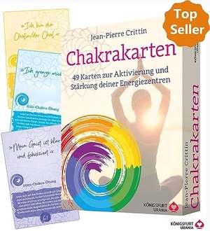 Crittin, Jean-Pierre. Chakrakarten - 49 Karten zur Aktivierung und Stärkung deiner Energiezentren. Königsfurt-Urania, 2022.
