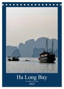 Ha Long Bay, Kreuzfahrt in Vietnam (Tischkalender 2025 DIN A5 hoch), CALVENDO Monatskalender