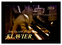 Klavier - Solo für zehn Finger (Wandkalender 2024 DIN A2 quer), CALVENDO Monatskalender