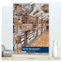 Waldsassen Stiftsbibliothek (hochwertiger Premium Wandkalender 2025 DIN A2 hoch), Kunstdruck in Hochglanz