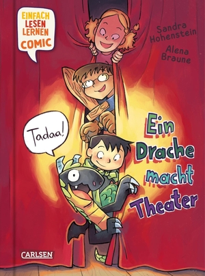 Hohenstein, Sandra. Erstleser Kindercomic: Ein Drache macht Theater - Einfach Lesen Lernen Comic | Es war einmal ... ganz anders! Witziger Erstlese-Comic über eine Schulaufführung für Jungen und Mädchen ab 6 Jahren. Carlsen Verlag GmbH, 2026.
