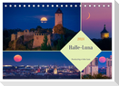 Halle-Luna - Mondsüchtig in Halle-Saale (Tischkalender 2024 DIN A5 quer), CALVENDO Monatskalender