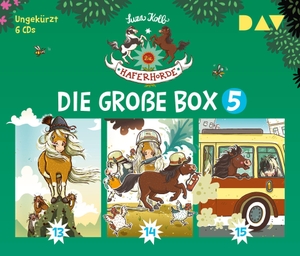 Kolb, Suza. Die Haferhorde - Die große Box 5 (Teil 13-15) - Ungekürzte Lesungen mit Bürger Lars Dietrich. Audio Verlag Der GmbH, 2024.