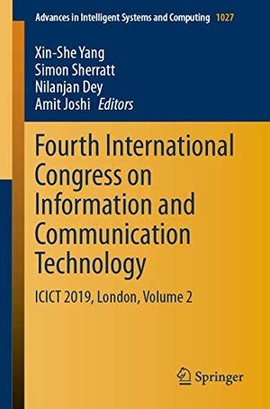 Yang, Xin-She / Amit Joshi et al (Hrsg.). Fourth International Congress on Information and Communication Technology - ICICT 2019, London, Volume 2. Springer Nature Singapore, 2020.
