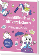 Mein Malbuch mit Glitzerstickern - Prinzessinnen
