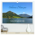 Schliersee Natur pur (hochwertiger Premium Wandkalender 2025 DIN A2 quer), Kunstdruck in Hochglanz