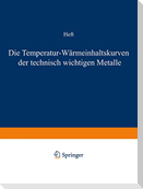 Die Temperatur-Wärmeinhaltskurven der technisch wichtigen Metalle