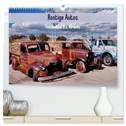 Rostige Autos. Faszination U.S. Wracks (hochwertiger Premium Wandkalender 2025 DIN A2 quer), Kunstdruck in Hochglanz