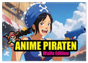 Anime Piraten - Waifu Edition (Wandkalender 2025 DIN A3 quer), CALVENDO Monatskalender