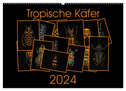 Tropische Käfer (Wandkalender 2024 DIN A2 quer), CALVENDO Monatskalender
