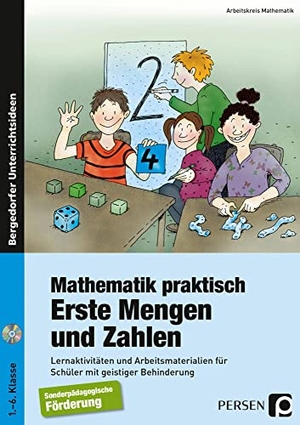 Mathematik, Arbeitskreis. Mathematik praktisch: Erste Mengen und Zahlen - Lernaktivitäten und Arbeitsmaterialien für Schüler mit geistiger Behinderung (1. bis 6. Klasse). Persen Verlag i.d. AAP, 2021.