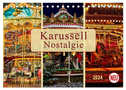 Karussell - Nostalgie (Tischkalender 2024 DIN A5 quer), CALVENDO Monatskalender