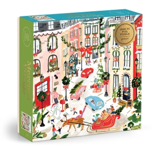 Galison. Merriest Village 1000 Piece Foil Puzzle. Abrams and Chronicle Books IWUK, 2026.
