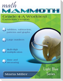 Math Mammoth Grade 4-A Worktext, Canadian Version