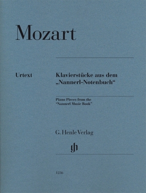 Mozart, Wolfgang Amadeus. Piano Pieces from the "Nannerl Music Book" - Instrumentation: Piano solo. Henle, G. Verlag, 2014.