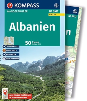 Will, Michael. KOMPASS Wanderführer Albanien, 50 Touren mit Extra-Tourenkarte - mit Touren und GPS-Daten in der KOMPASS-App. Kompass Karten GmbH, 2026.