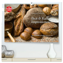 Brot und Kaffee Impressionen 2024 (hochwertiger Premium Wandkalender 2024 DIN A2 quer), Kunstdruck in Hochglanz