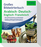 PONS Großes Bildwörterbuch Arabisch - Deutsch + Englisch und Französisch