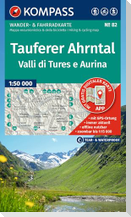 KOMPASS Wanderkarte 82 Tauferer Ahrntal / Valle di Tures e Aurina 1:50.000