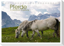 Pferde - In natürlicher Umgebung (Tischkalender 2024 DIN A5 quer), CALVENDO Monatskalender