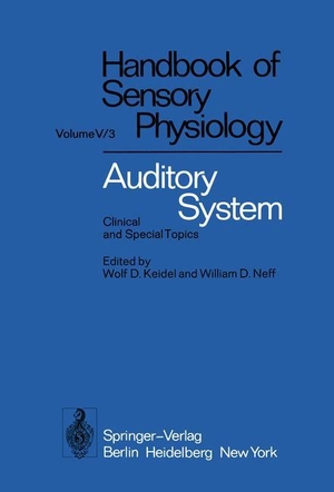 Boer, E. De / Hawkins, E. Jr. et al. Auditory System - Clinical and Special Topics. Springer Berlin Heidelberg, 2011.