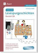 Einfache Lesespurgeschichten Deutsch 7-8