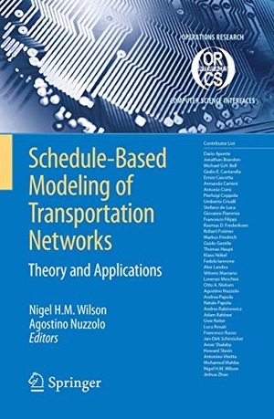 Nuzzolo, Agostino / Nigel H. M. Wilson (Hrsg.). Schedule-Based Modeling of Transportation Networks - Theory and applications. Springer US, 2010.