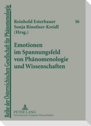 Emotionen im Spannungsfeld von Phänomenologie und Wissenschaften