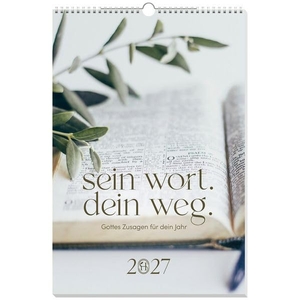 Sein Wort. Dein Weg. 2027 - Gottes Zusagen für dein Jahr. Kawohl Verlag GmbH, 2026.