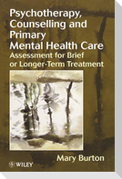 Psychotherapy, Counselling   Primary