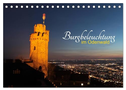 Burgbeleuchtung im Odenwald (Tischkalender 2025 DIN A5 quer), CALVENDO Monatskalender