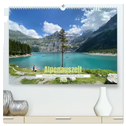Alpenauszeit - Schweizer Bergsommermomente für die Seele (hochwertiger Premium Wandkalender 2025 DIN A2 quer), Kunstdruck in Hochglanz