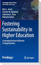 Fostering Sustainability in Higher Education