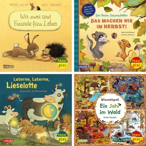 Maxi-Pixi-4er-Set 130: Mein kuscheliger Bilderbuch-Herbst (4x1 Exemplar). Carlsen Verlag GmbH, 2026.