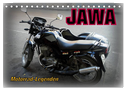 Motorrad-Legenden: JAWA (Tischkalender 2024 DIN A5 quer), CALVENDO Monatskalender